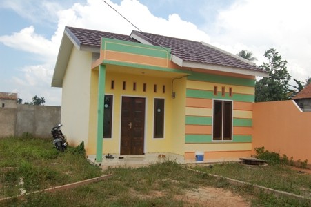 Contoh rumah subsidi yang dikembangkan  PT. Kawidla Lestari